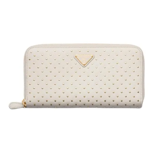 PRADA Кожа Кошелек Женская Белая