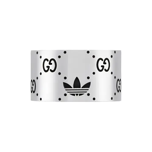 GUCCI GG Металлические кольца, серебряные, унисекс