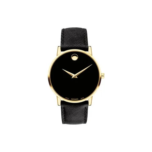 MOVADO Museum Series Кварцевый механизм Мужские часы Часы 40 мм Черный циферблат