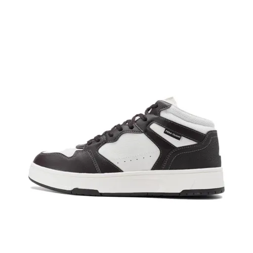 PEAK Классическое наследие Slip Resistant Abrasion Resistant Высокий Топ Скейтборд Кроссовки Женские Белые Черные