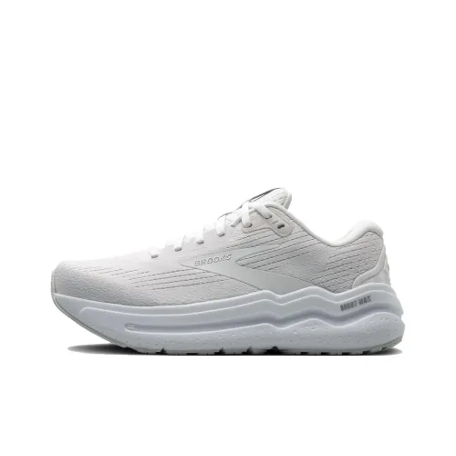 Brooks Shock Absorbers Slip-resistant Abrasion-resistant Low Top Casual Running Shoes Women's White Бренд Brooks модель Shock Absorbers противоскользящие устойчивые к истиранию низкий топ повседневные беговые кроссовки женский белый цвет