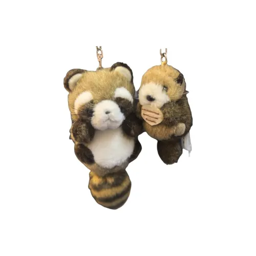 TAKENOKO Little Морская выдра Енот Набор Куклы Плюшевый Брелок 17см 19см Рекомендуемый рост 2 шт