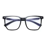 Яркий черный полная оправа с защитой от синего света