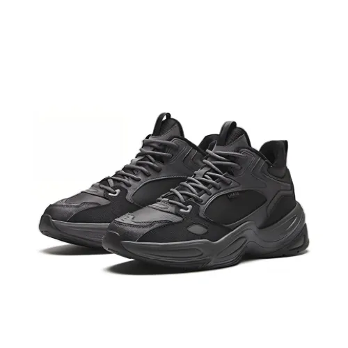 ANTA Амортизация Износостойкий Высокий Топ Casual Мужской Черный