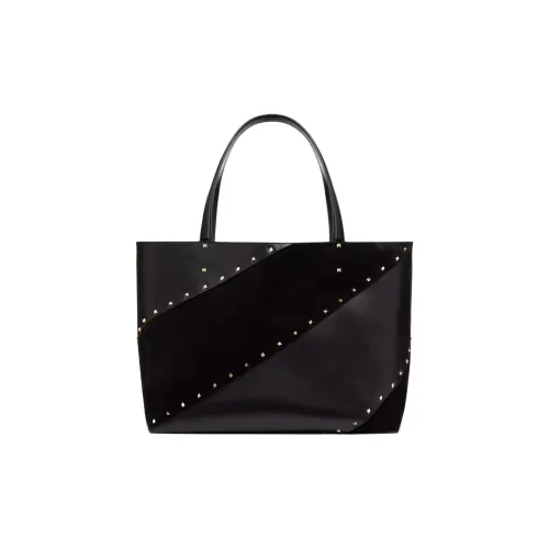 Valentino Garavani Телячья кожа Тоут Сумка Сумка для покупок Сумка Женская Черная