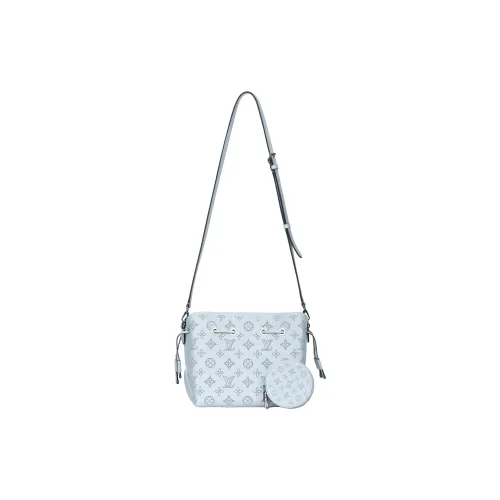 LOUIS VUITTON Bella Коровья кожа Ведрообразная сумка Сумка Сумка через плечо Сумка через плечо Стандартная Женская Синяя