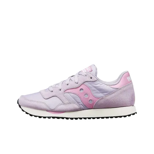 Saucony DXN Trainer Slip-resistant Abrasion-resistant Low-top Training Running Shoes Women's Purple Pink Сaucony DXN Trainer Противоскользящий Устойчивый к истиранию Низкий Топ Тренировочные Беговые Кроссовки Женские Фиолетовый Розовый