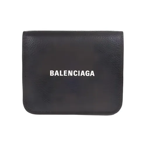 Balenciaga Luggage Collection GRAIN LEATHER Кошелек Женские Черный