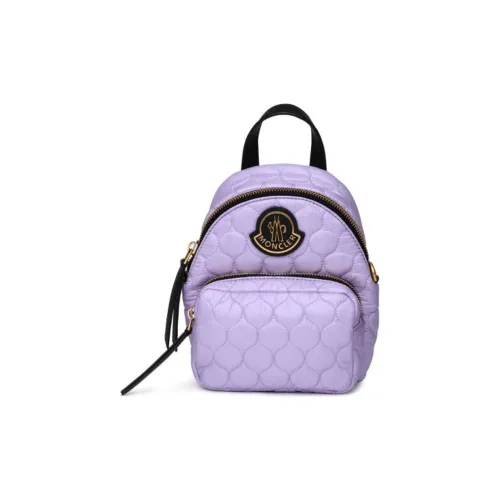 Moncler Нейлон Рюкзак Маленький Женский Светло-фиолетовый