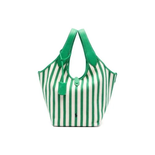 Polo Ralph Lauren Переработанный хлопок Сумка Женская Зеленая и Светло-бежевая