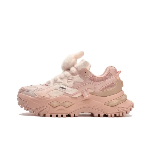 FILA FUSION Bianco Low-Top Кроссовки Розовые Женские