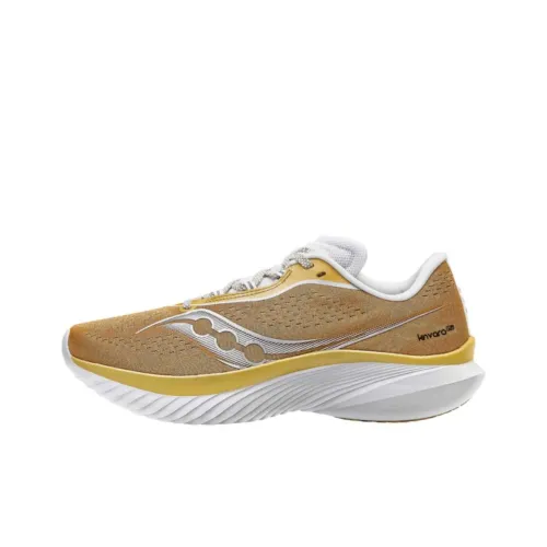 Saucony Slip-resistant Abrasion-resistant Low-top Беговые кроссовки Женские Золотые