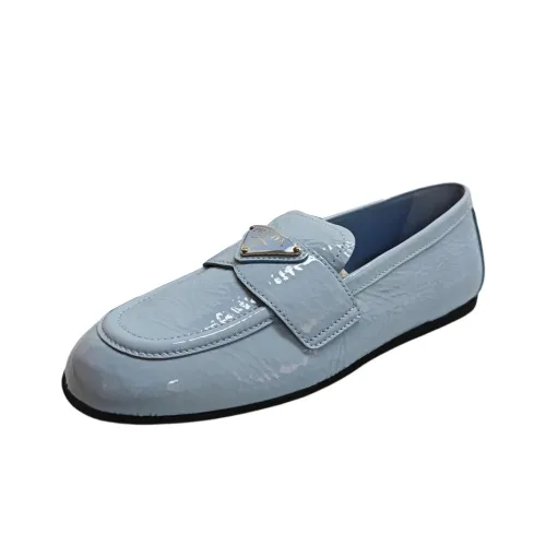 PRADA Лоферы Женские Светло-Синие