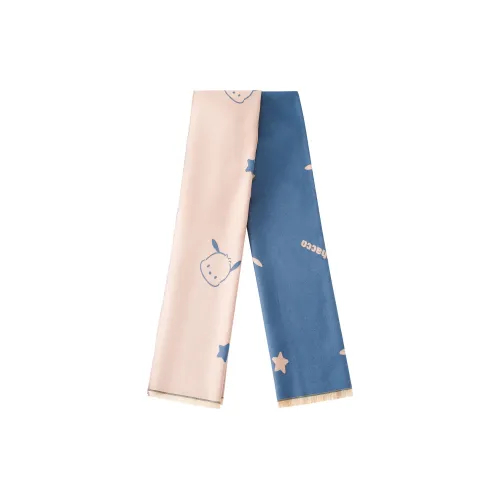 Sanrio Pacha Dogs Полиэстер Трикотаж Шарфы Унисекс