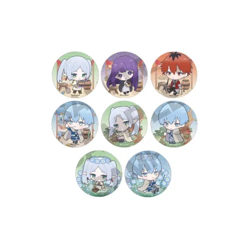 CRUX Ферн Sutark Фрирен Himmel Фрирен Beyond Journey's END Тиби Courtyard Shining Значки