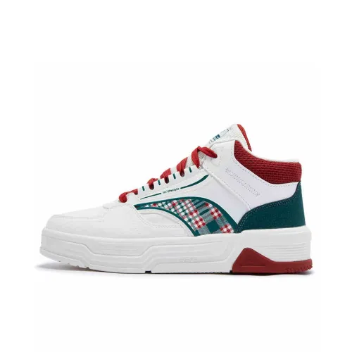 361° Slip Резистентные амортизаторы Высокий топ Скейтборд Кроссовки Женские Белый Красный Зеленый