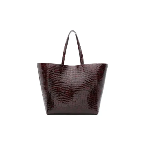 Anine Bing Кожа Тоут Сумка Сумка для покупок Сумка на плечо Женская Кроваво-красная