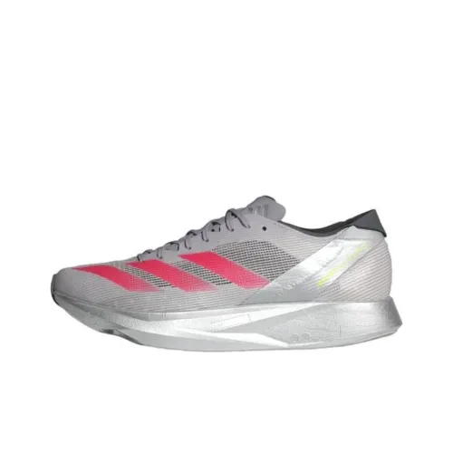 Adidas Adizero Takumi Sen 10 Устойчивые к истиранию Низкие Кроссовки для Бега Мужские Серый Красный