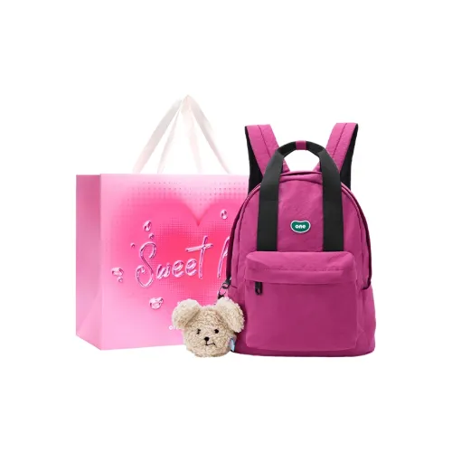 ONE TIME Нейлон Рюкзак Женские Дракон Фрукт Медовый Коричневый