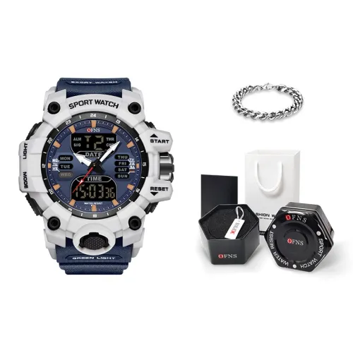 OFNS Электронные + кварцевые часы Мужские 55мм*55мм*17,5мм Черный