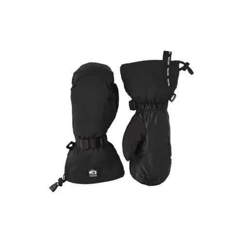 HESTRA Спортивные перчатки из кожи унисекс черный