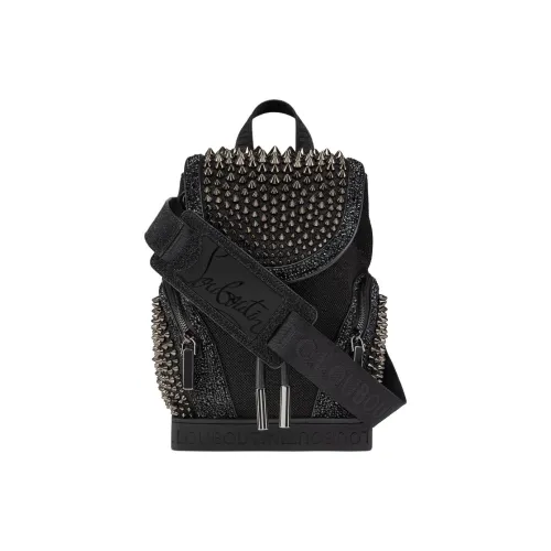 CL LUBOTING Explorafunk Креативный Кожа Рюкзак Маленький Мужской Черный