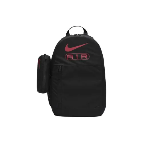 Nike Elemental Полиэстер Рюкзак Унисекс Черный Фитнес Красный