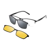 T7036-M5/Полуматовый Черный+Серый Магнитная Пластина+Ночной Видение Линзы