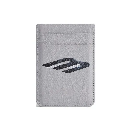Balenciaga Cash Grained Телячья кожа Держатель для карт Мужской Серый