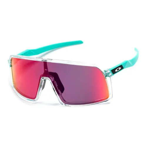 Oakley Ацетат Нерегулярная форма Солнцезащитные очки Мужской Синий Зеленый