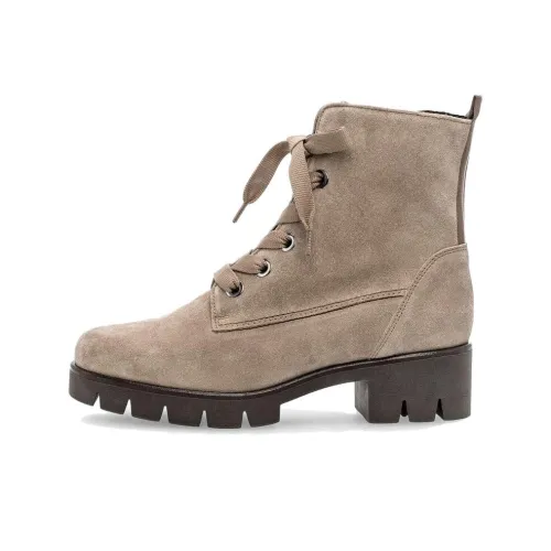 Gabor Модный Короткий Мартин Ботинок 5 см Женские Светлый Умбра