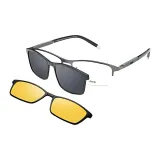 T7036-M3/Gunmetal Matte Clasp+Серый Магнитный Пластина+Ночной Видение Линзы