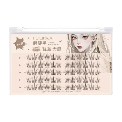 FEILINKA Lazy Подсолнух Искусственные ресницы Одиночный кластер