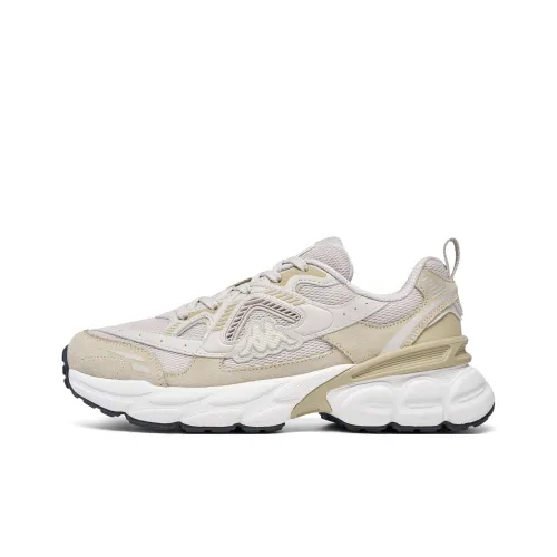 KAPPA Short Resistant Abrasion Resistant Легкий Низкий Топ Повседневные Беговые кроссовки Унисекс Бежевый Коричневый Серый