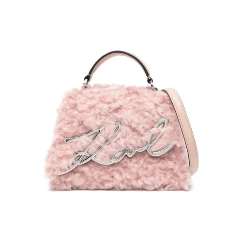 KARL LAGERFELD K SIGNATURE Телячья кожа Сумка-тоут Женская Розовая