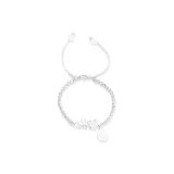 Подвеска с иероглифом «Фу», знак змеи, браслет (серый шнур)