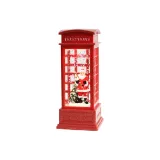 Красный телефонный кабинет с водой для пожилых