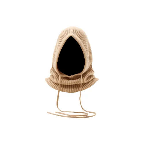 JOYRICH Винтаж Шерстяной Шарф Шапка-бини Balenciaga Шляпа Унисекс CAMEL