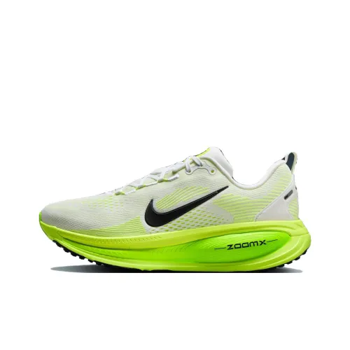 Nike Vomero 18 Амортизаторы Slip-resistant Дышащий Низкий Топ Спринт Беговые кроссовки Женские Белый Зеленый