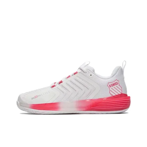 K·SWISS Теннисные кроссовки Low Top Белый Красный Мужской