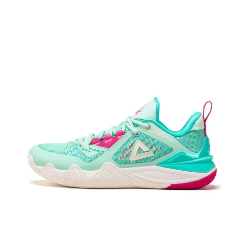 PEAK State Pole Баскетбольные кроссовки Low Топ Мраморный Зеленый Мужской