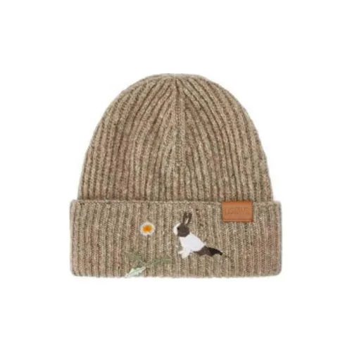 LOEWE Шерстяные Бини Унисекс Коричневый