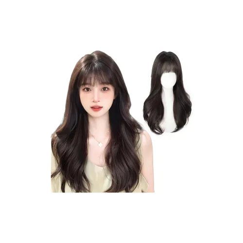 MUYAN Белый лунный свет с Straight Черный длинный Волосы And Боковая сторона Разделка Парики