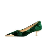 Зелёный [Высота каблука 4,5 см]