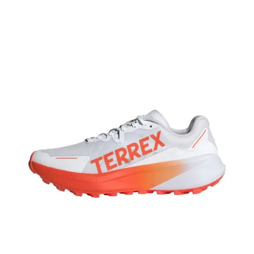 adidas Terrex Agravic 3 Беговые кроссовки Низкий Топ Белый Оранжевый Мужской