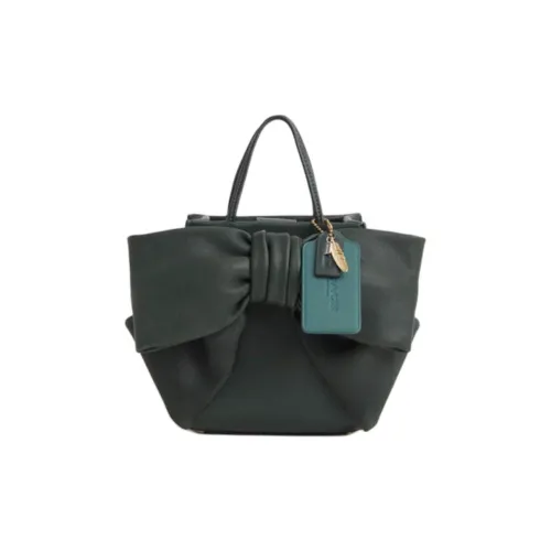 COACH Сумка Tote из дубленой кожи сумка через плечо сумка мини женская Amazon зеленый