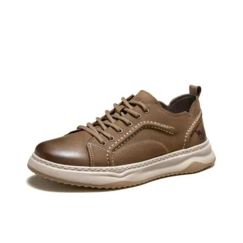 CAMEL Slip-resistant Abrasion-resistant Low Top Casual Men's CAMEL Противоскользящий Устойчивый к истиранию Низкий Топ Повседневный Мужской