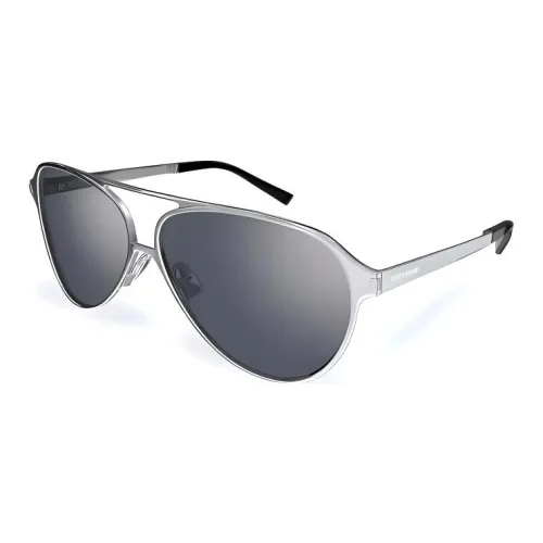 SAINT LAURENT Металл Aviator Солнцезащитные очки Унисекс Серебристо-серый