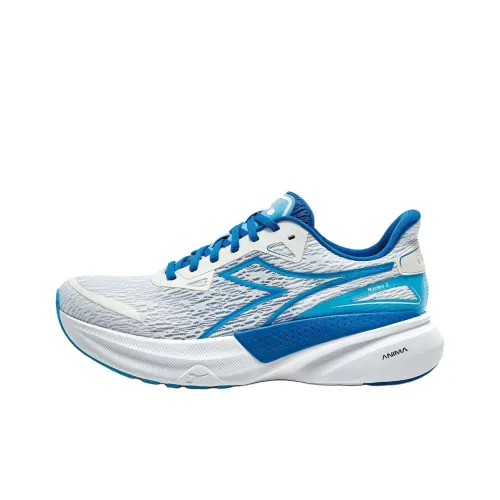 DIADORA Беговые кроссовки Low Топ Белый/Французский синий Мужской