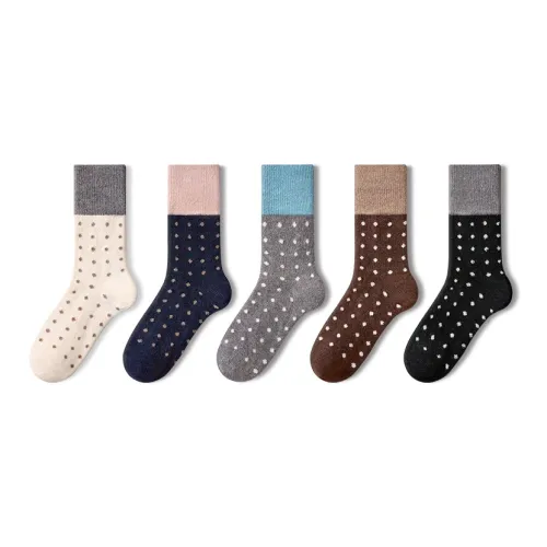PRIMEET Носки Crew Женские упаковка из 5 пар